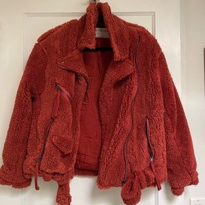 We The Free, Free People Burnt orange Moto jacket